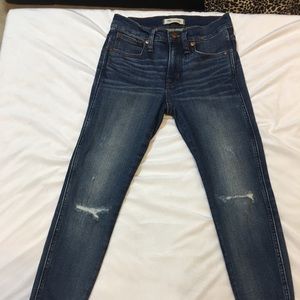 Madewell 9” High Rise Skinny Jeans! Size 25p EUC